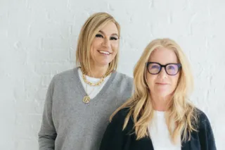 Close-up shot of Julie Rice and Elizabeth Cutler, cofounders of SoulCycle and Peoplehood