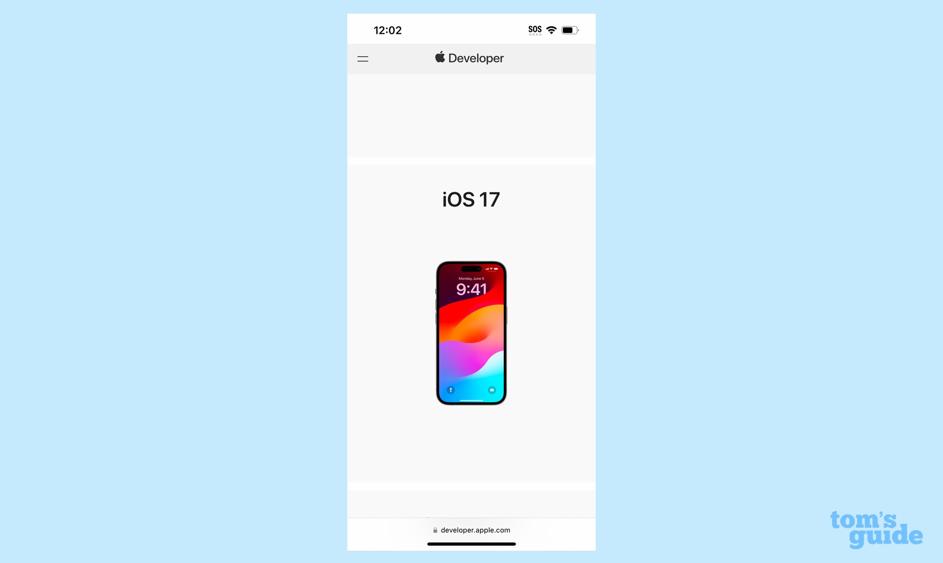 So installieren Sie iOS 17 Beta – gehen Sie zur Entwicklerseite