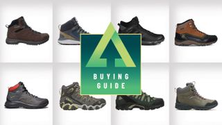Collage of the best budget hiking boots