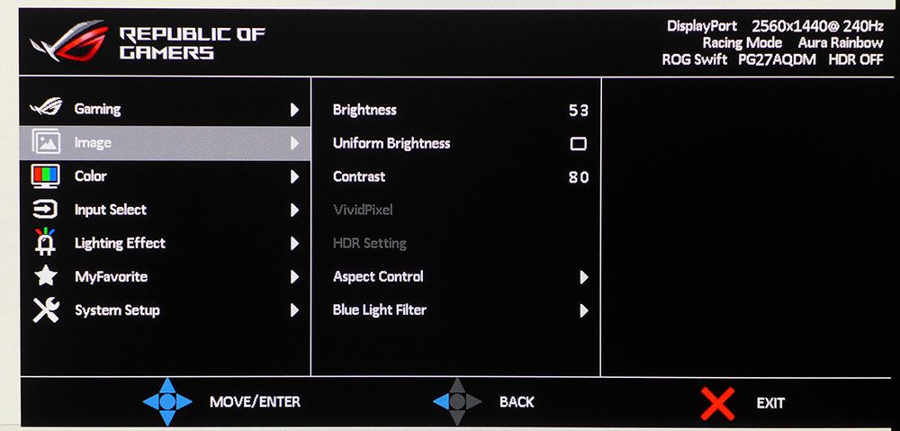 Asus ROG Swift PG27AQDM