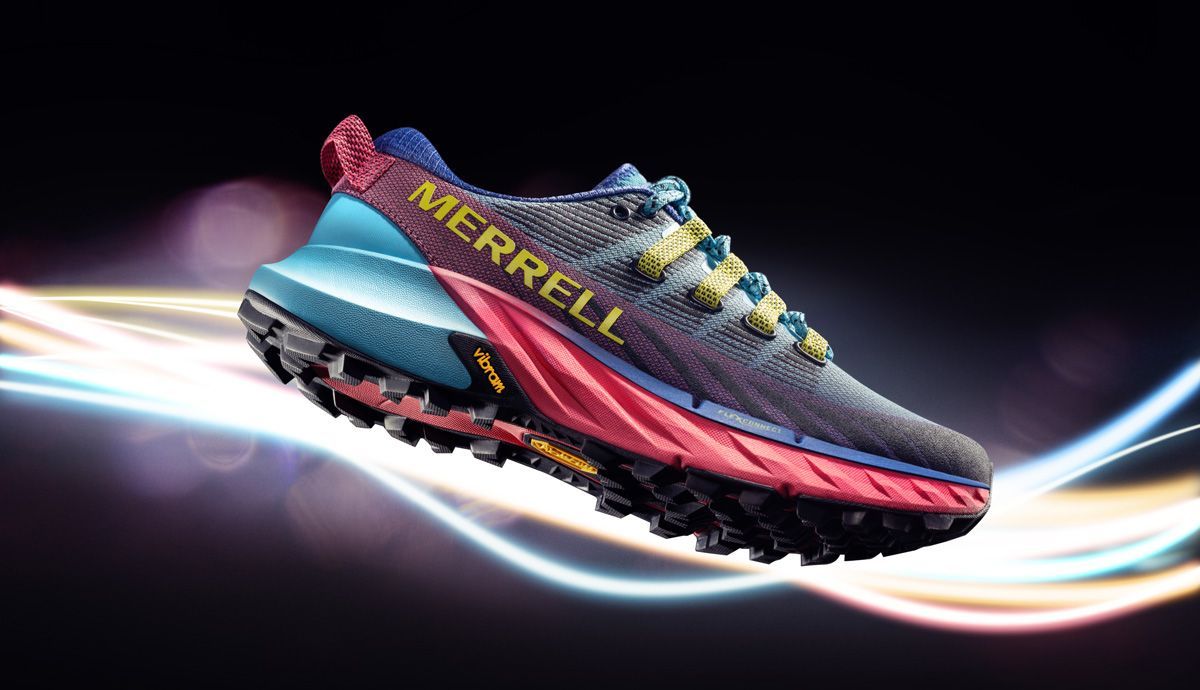 merrell agility peak flex trail running shoes