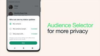 Private Audience Selector on WhatsApp