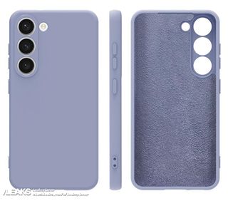 A screenshot of a case designed for the Samsung Galaxy S23, based on recent design leaks