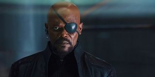 Samuel L. Jackson as Nick Fury in The Avengers