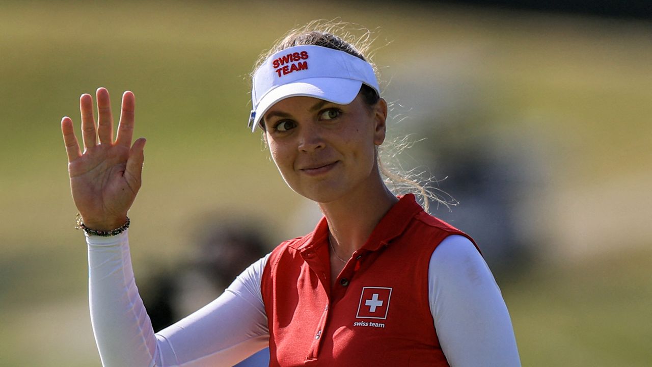 Morgane Metraux during the third round of the Olympics