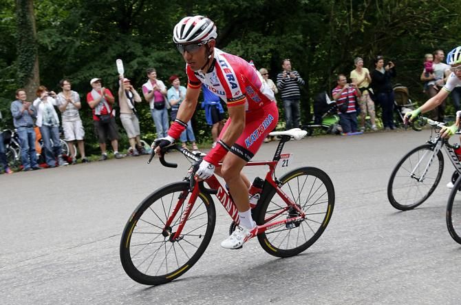 Joaquim Rodriguez (Katusha) forced his way into the breakaway