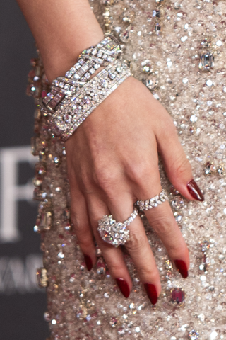 Selena Gomez Baftas Nails