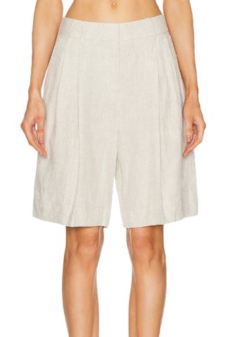 Linen Bermuda Shorts