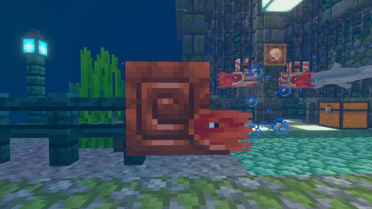 Screenshot of Minecraft "Mounts of Mayhem" from Minecraft Live (Sept. 2025).