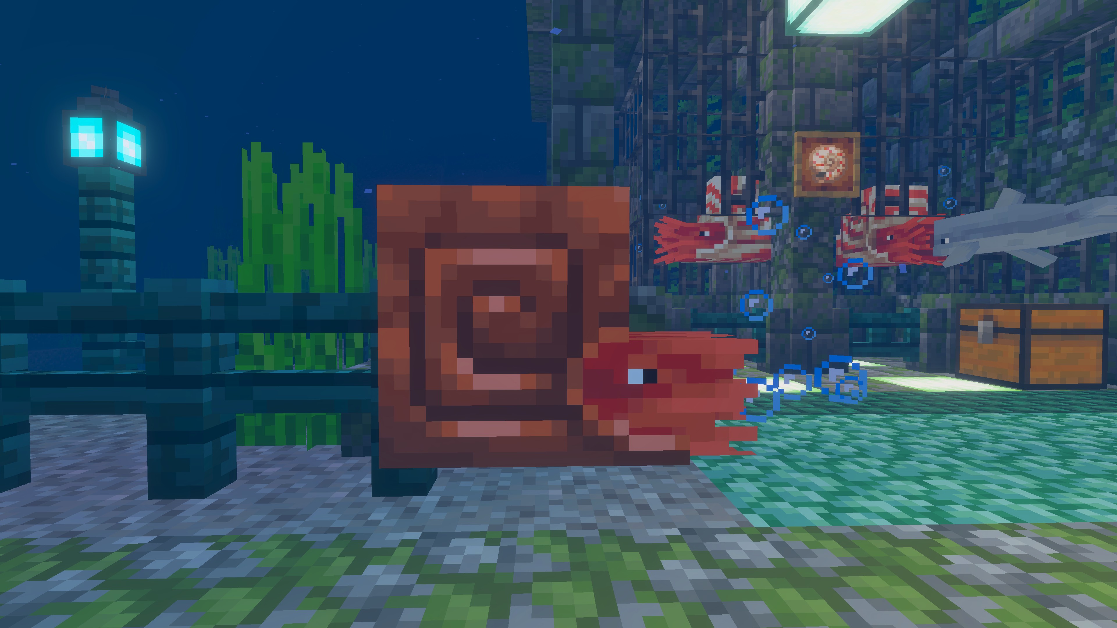 Screenshot of Minecraft "Mounts of Mayhem" from Minecraft Live (Sept. 2025).