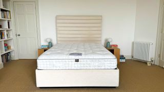 Button & Sprung Southdown mattress on a bed