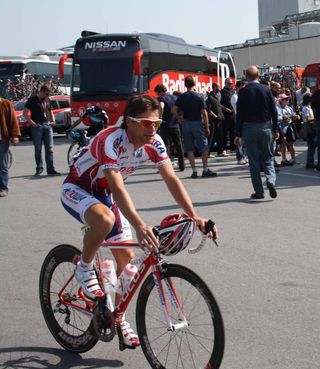 Danilo Di Luca (Katusha) is riding his first Giro since his return from suspension.
