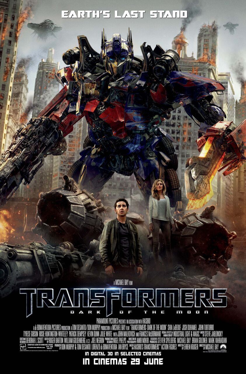 Movie poster for Transformers Dark of the Moon