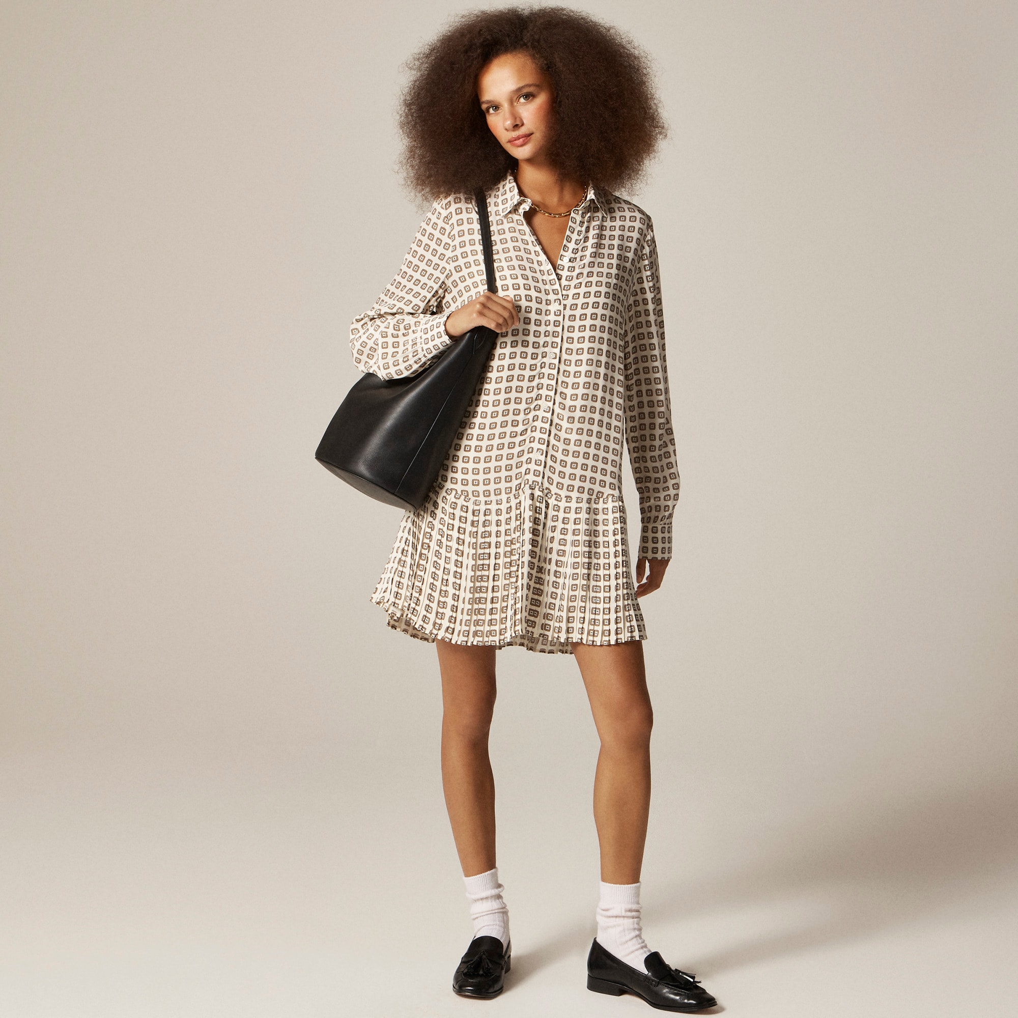 New Amelia Shirt-Dress in Foulard Print