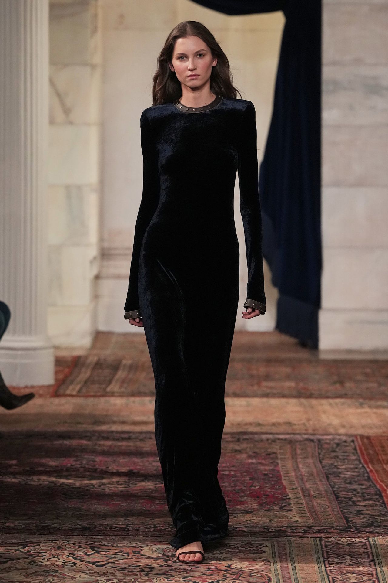 models walk the Ralph Lauren Fall 2026 runway