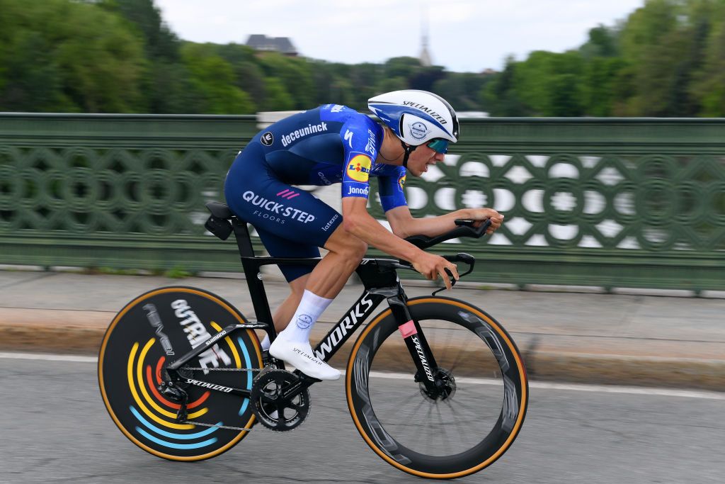 TURIN ITALY MAY 08 Joao Almeida of Portugal and Team Deceuninck QuickStep during the 104th Giro dItalia 2021 Stage 1 a 86km Individual Time Trial stage from Torino to Torino ITT girodiitalia Giro on May 08 2021 in Turin Italy Photo by Tim de WaeleGetty Images