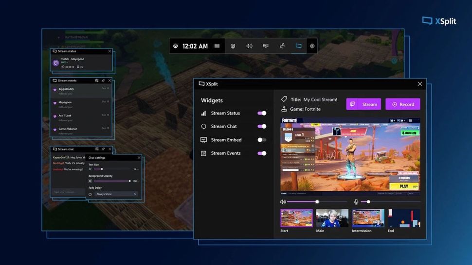 Windows Game Bar is gaining custom widgets from Razer, XSplit, and