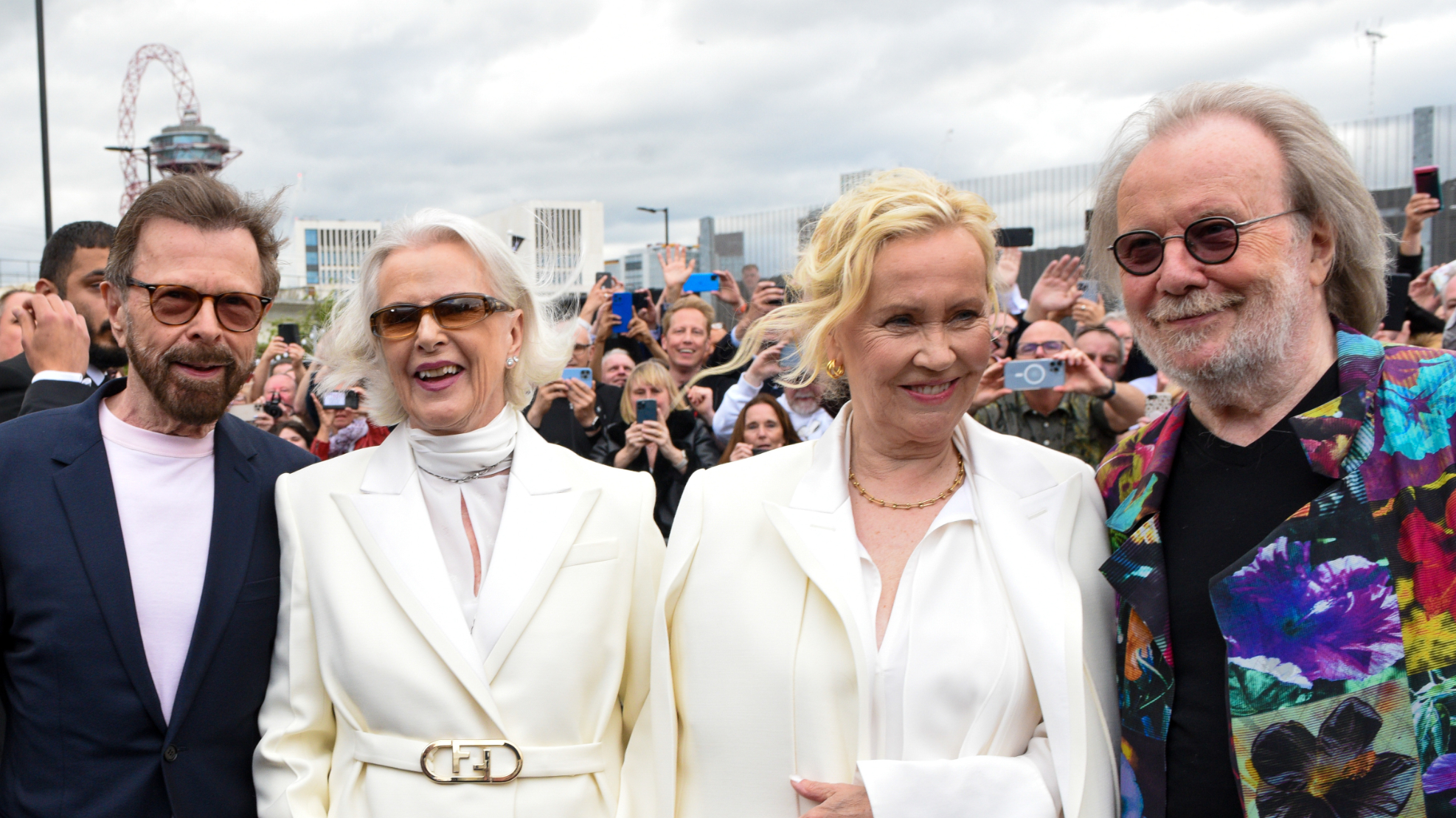 Bj&ouml;rn Ulvaeus, Anni-Frid Lyngstad, Agnetha F&auml;ltskog and Benny Andersson, 2022