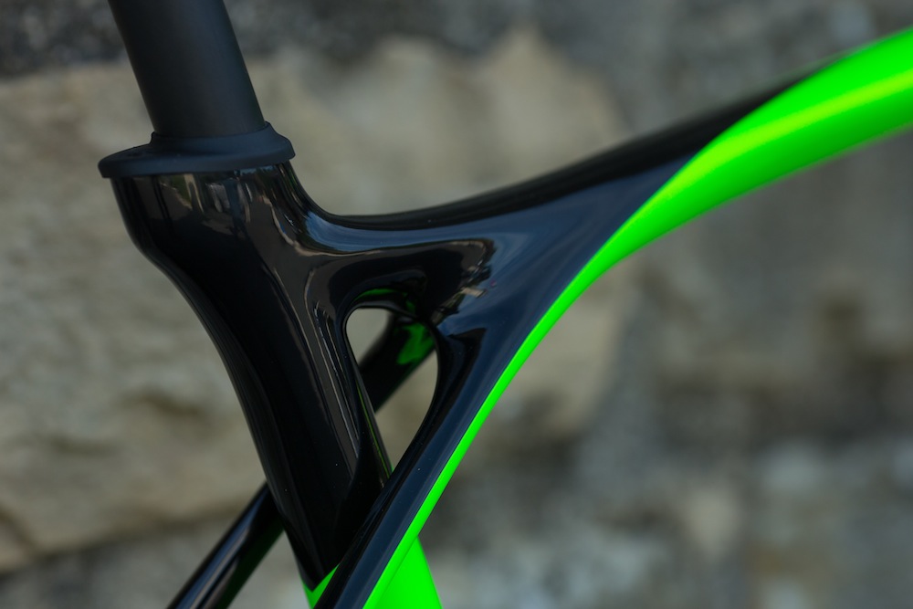 Xelius SL Disc's rear triangle is designed to reduce flex