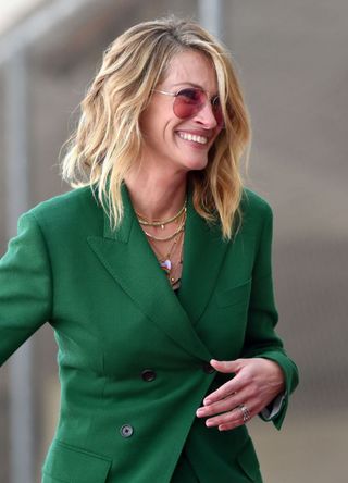 Julia Roberts attends the ceremony honouring Rita Wilson with Star on the Hollywood Walk of Fame in 2019