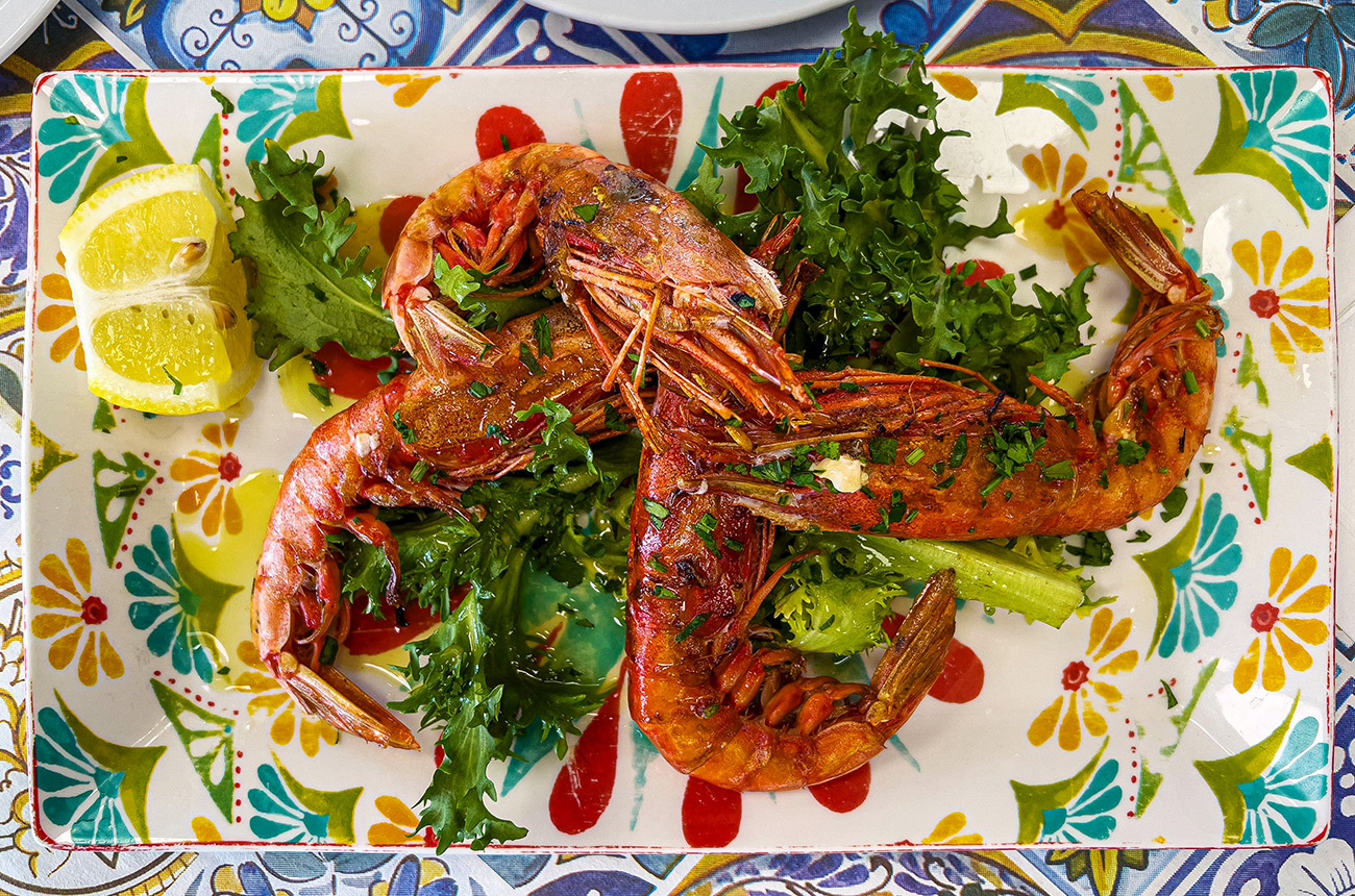 Mazara del Vallo red prawn