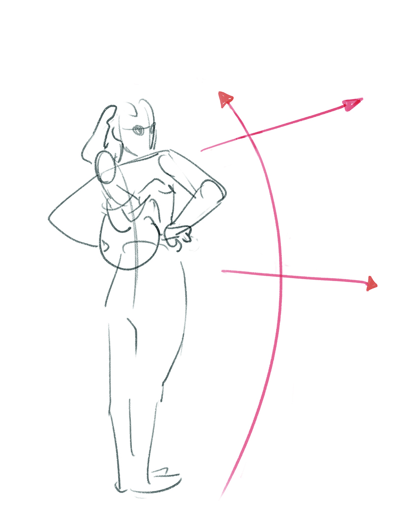 Drawing from a Character art tutorial
