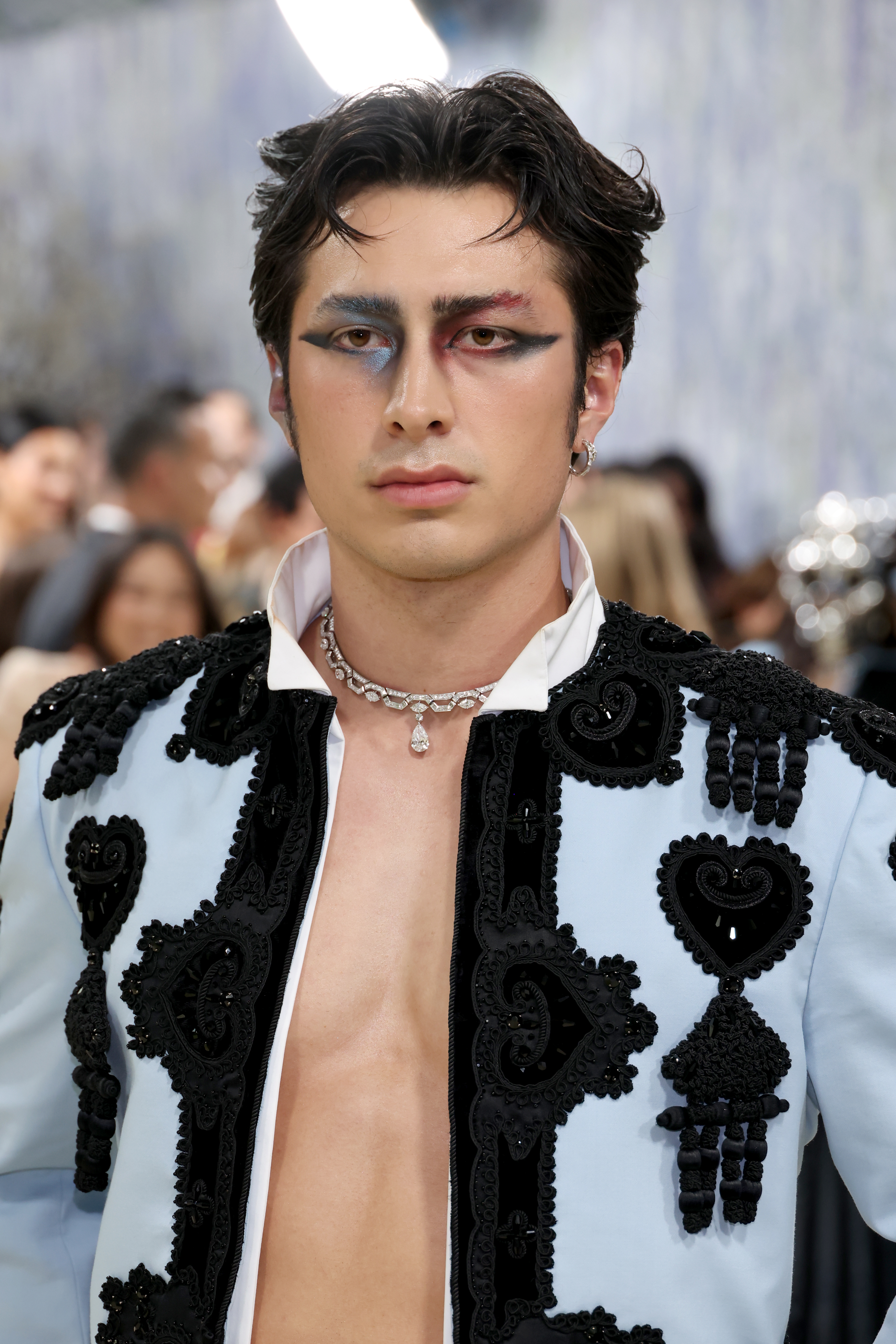 Hudson Williams attends the 2026 Met Gala celebrating "Costume Art" at the Metropolitan Museum of Art on May 04, 2026 in New York City.