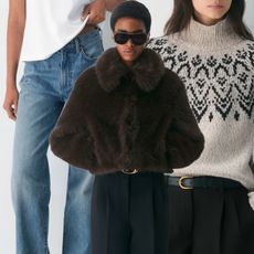 collage of minimalist finds from Aritzia