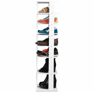 ROJASOP Big Shoe Storage Cabinet with Covers and Doors, 12-Tier