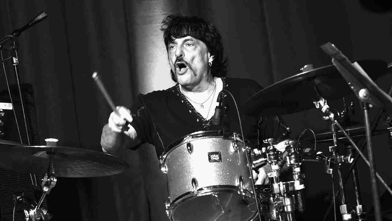 Vanilla Fudge&amp;rsquo;s Carmine Appice performing onstage in 2016