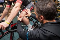 Knee pain can arise from incorrect bike fit