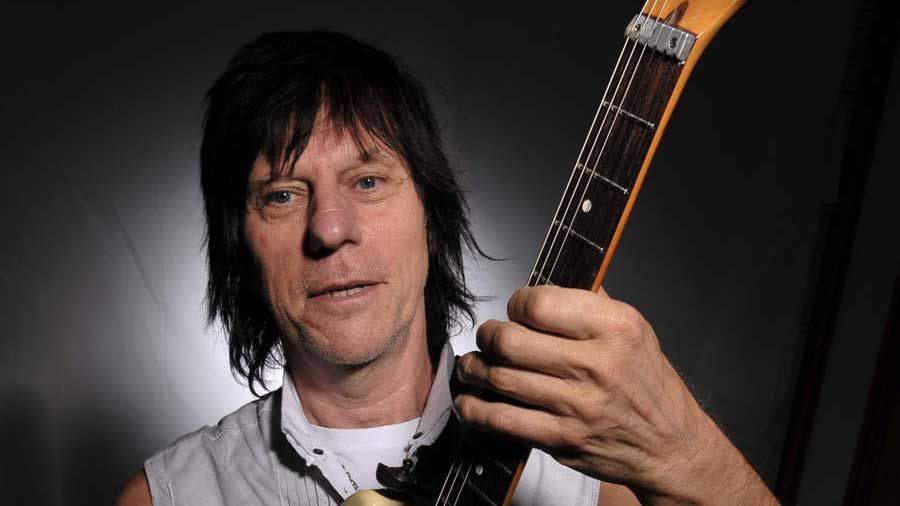 Jeff Beck studio portrait