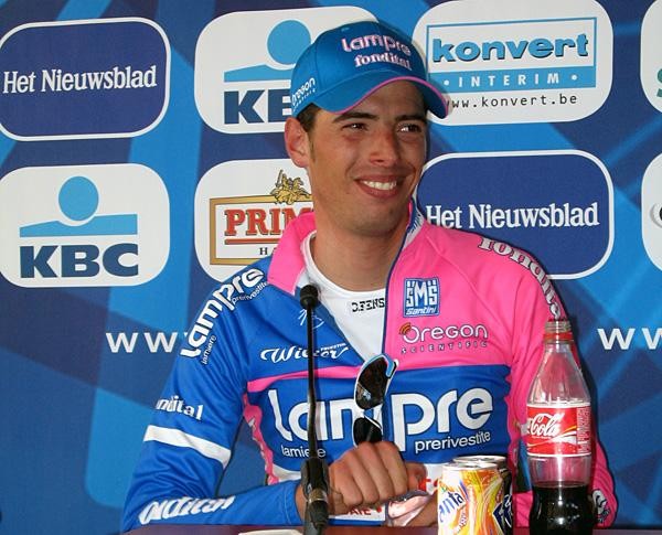 All smiles: Alessandro Ballan
