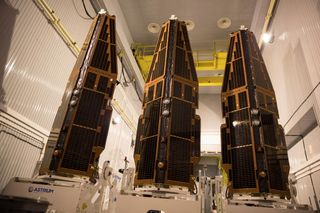 Three Swarm Satellites