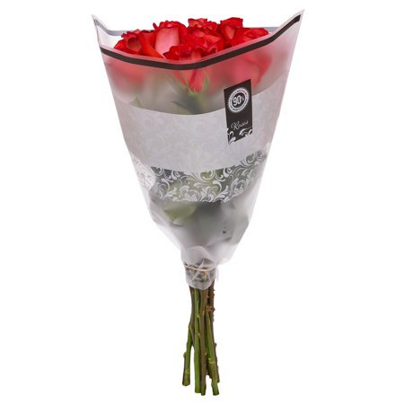 12 Stem Red Roses Fresh Cut