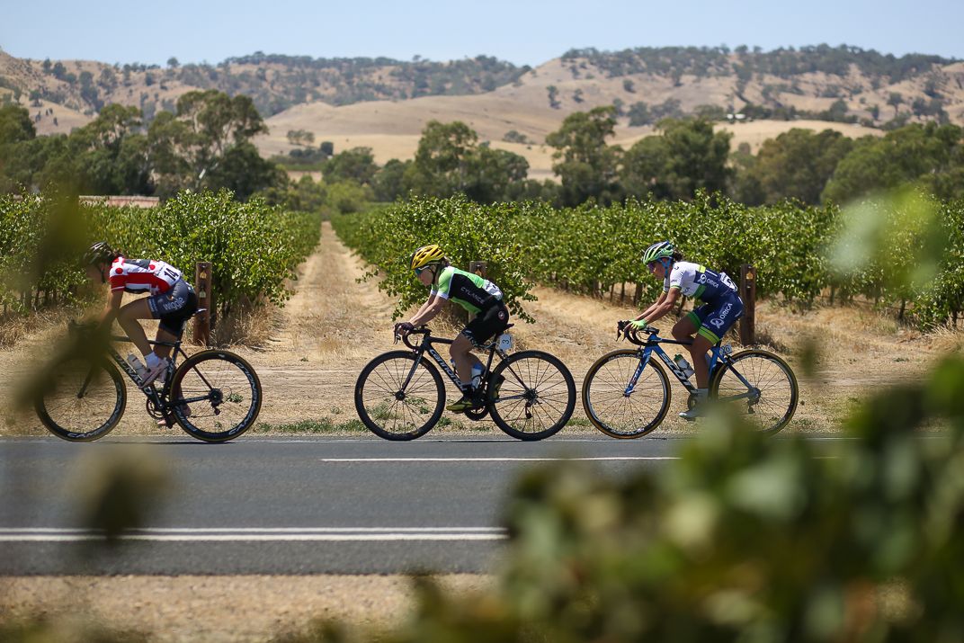 The breakaway in action led by Dani King