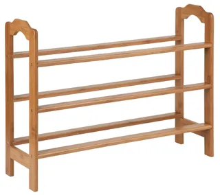 Honey-Can-Do 3-Shelf Bamboo Shoe Rack