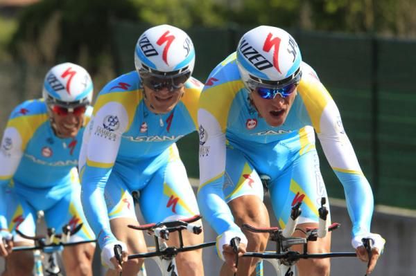 Roman Kreuziger leads Astana to second place