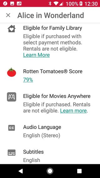 Movies Anywhere eligible