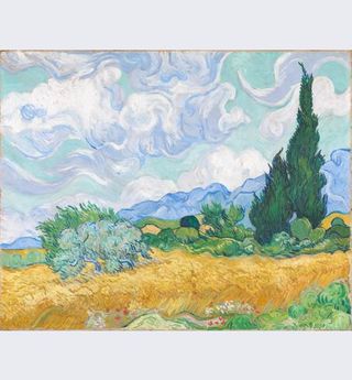 Vincent van Gogh, 'A Wheatfield, with Cypresses', 1889