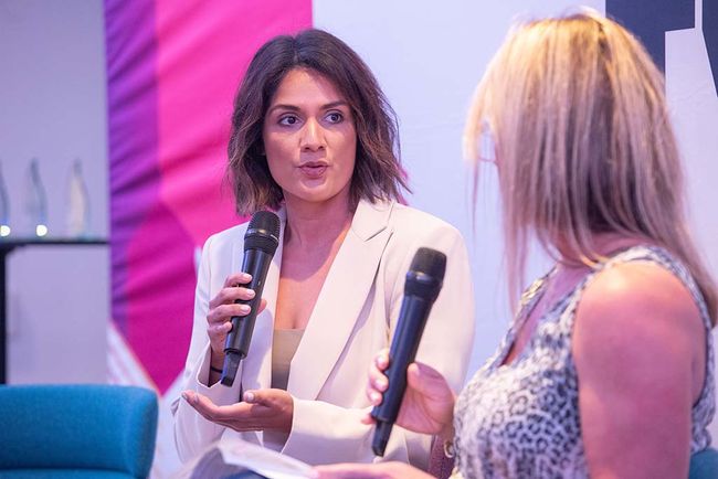 Raquel Navarrski, customer VP, eCommerce Pure Play at General Mills, during a case study panel on streaming ads on &lsquo;Thursday Night Football.&rsquo;