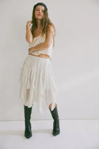 Susanna Knee-Length Midi Skirt