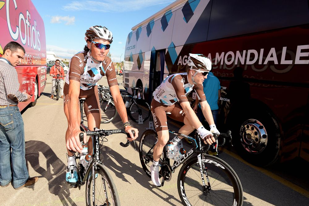 Johan van Summeren and Jan Bakelandts. (Ag2r La Mondiale)