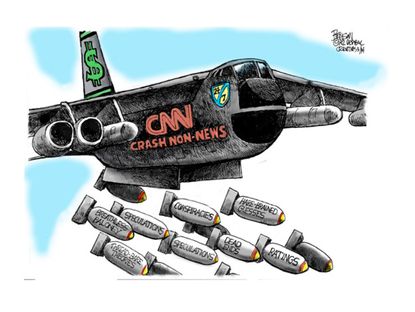 Editorial cartoon missing Malaysia airline CNN