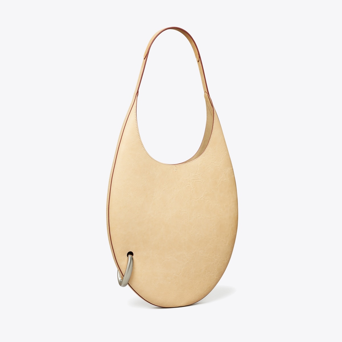 Pierced Handbag in Beige, Size Os