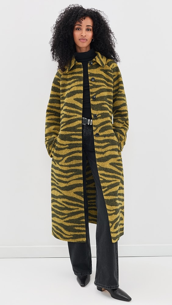 Juliette Coat - Hemp/black