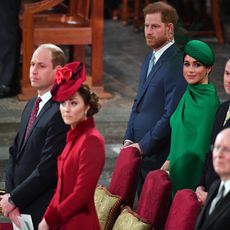 Prince William, Kate Middleton, Prince Harry, and Meghan Markle
