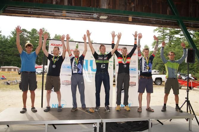Men's Hampshire 100 podium