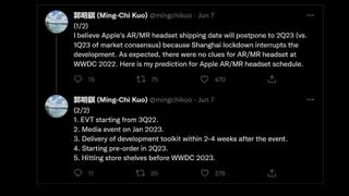 Apple's mixed reality headset was absent from WWDC 2022 — a new rumor may explain why