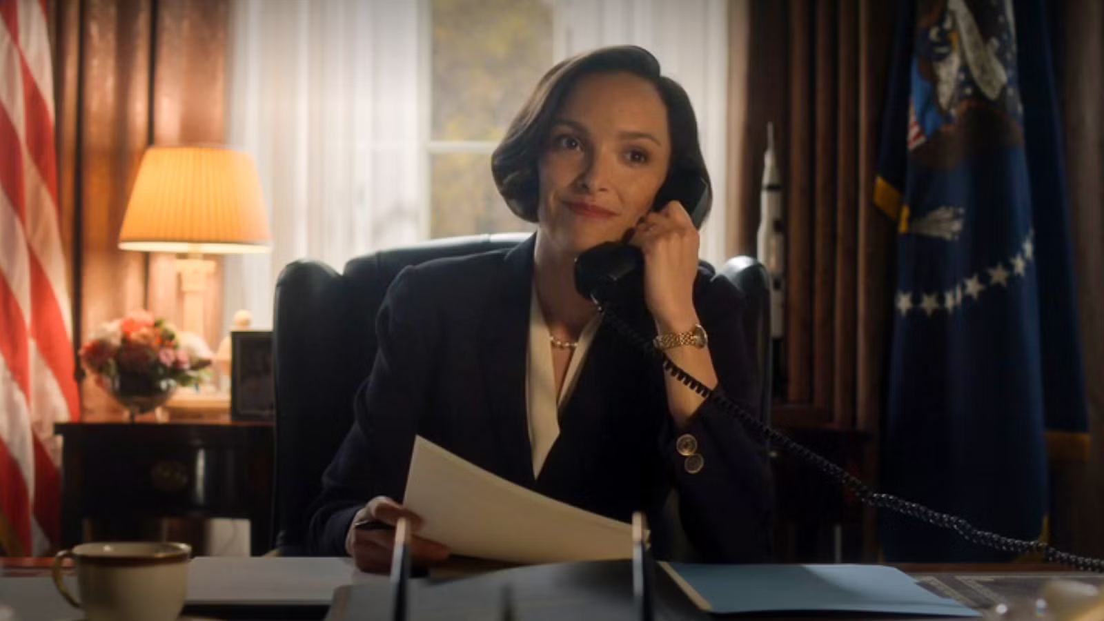 President Ellen Wilson in sci-fi TV show "For All Mankind"